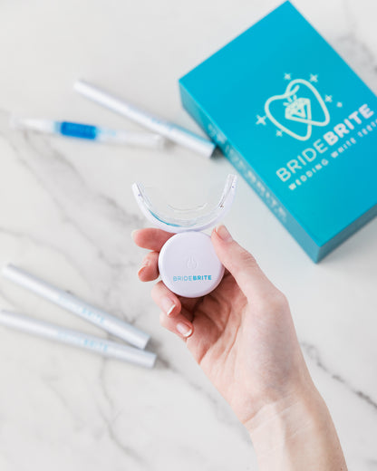 Bride Brite wedding white teeth whitening kit packaging