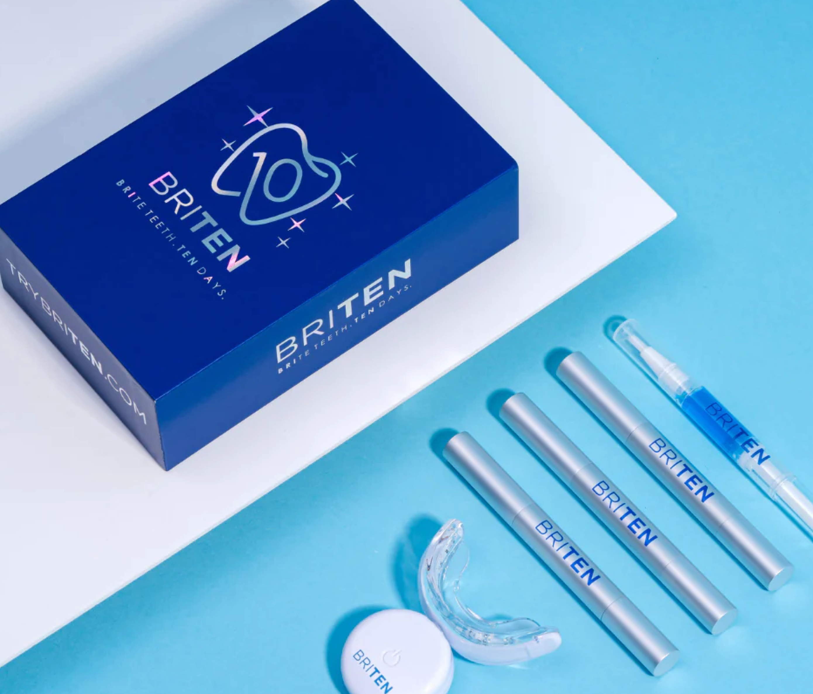 BRITEN LED teeth whitening kit product display