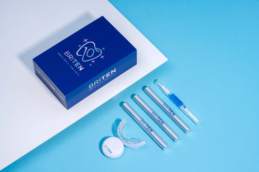 BRITEN Advanced LED Teeth Whitening Kit with blue packaging
